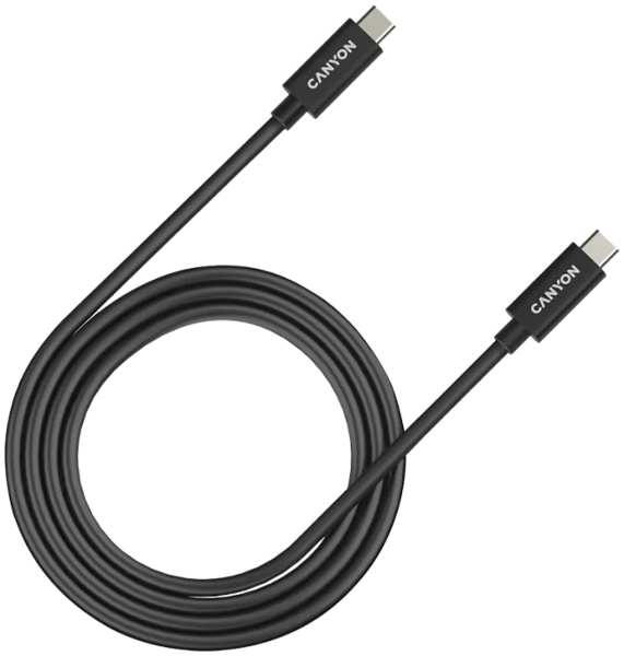 Кабель Canyon USB-C/C, 240W, 5A, 1м, черный (CNS-USBC44B) 92893582