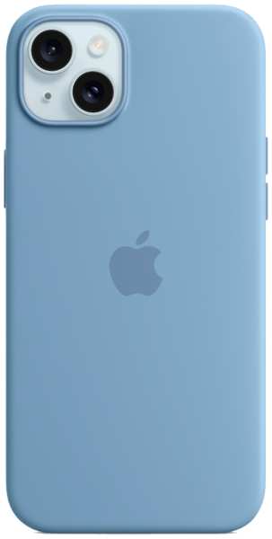 Чехол-крышка Apple Silicone Case with MagSafe для Apple iPhone 15 Plus, силикон, голубой (MT193ZM/A) 92893651
