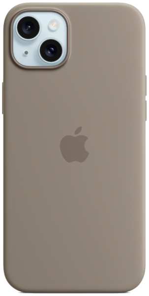 Чехол-крышка Apple Silicone Case with MagSafe для Apple iPhone 15 Plus, силикон, бежевый (MT133ZM/A) 92893654