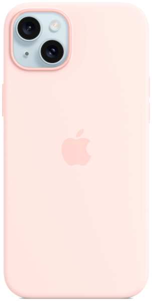 Чехол-крышка Apple Silicone Case with MagSafe для Apple iPhone 15 Plus, силикон, розовый (MT143ZM/A) 92893658