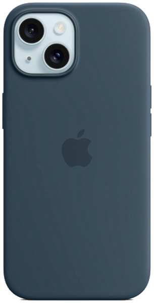 Чехол-крышка Apple Silicone Case with MagSafe для Apple iPhone 15, силикон, синий (MT0N3ZM/A) 92893682