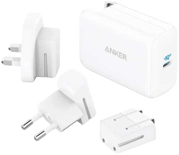 Зарядное устройство сетевое Anker PowerPort III A2712H21 USB-C 65W, белое 92893734