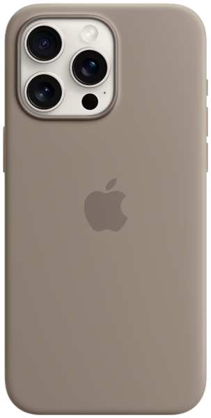 Чехол-крышка Apple Silicone Case with MagSafe для Apple iPhone 15 Pro Max, силикон, Глина (MT1Q3ZM/A) 92893743