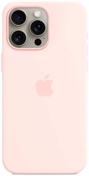 Чехол-крышка Apple Silicone Case with MagSafe для Apple iPhone 15 Pro Max, силикон, розовый (MT1U3ZM/A) 92893745
