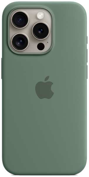 Чехол-крышка Apple Silicone Case with MagSafe для Apple iPhone 15 Pro, силикон, хакки (MT1J3ZM/A) 92893747