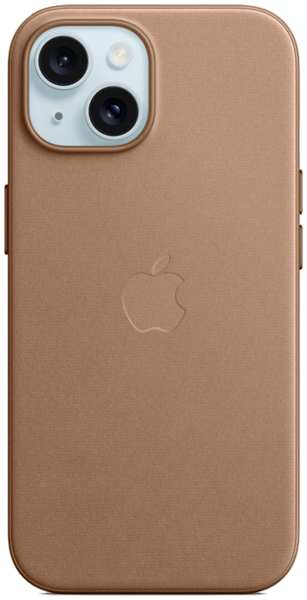Чехол-крышка Apple FineWoven Case with MagSafe для Apple iPhone 15, бежевый (MT3C3) 92893760