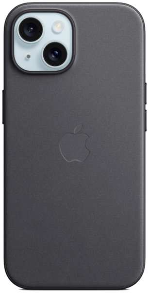 Чехол-крышка Apple FineWoven Case with MagSafe для Apple iPhone 15, черный (MT393) 92893762