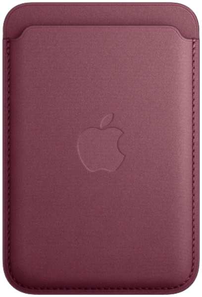 Чехол-бумажник Apple MagSafe для iPhone, микротвил, бордовый (MT253ZM/A) 92893764