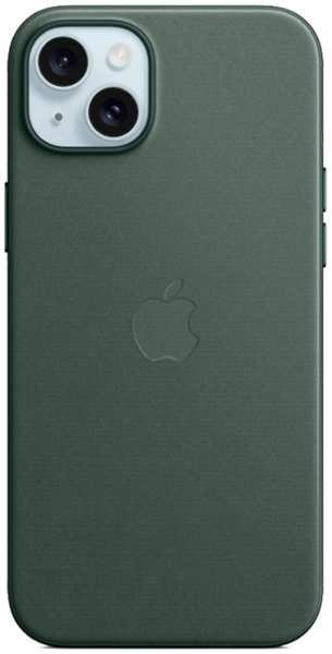 Чехол-крышка Apple FineWoven Case with MagSafe для Apple iPhone 15 Plus, зеленый (MT4D3) 92893771