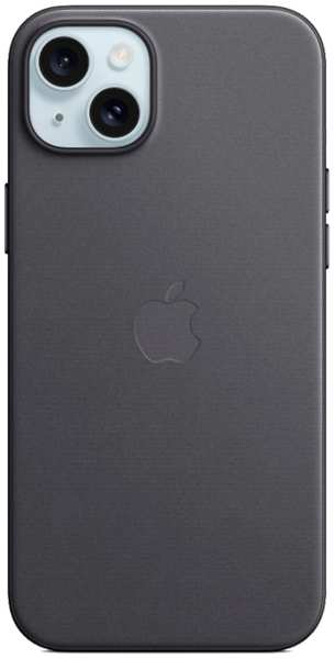 Чехол-крышка Apple FineWoven Case with MagSafe для Apple iPhone 15 Plus, черный (MT423) 92893774