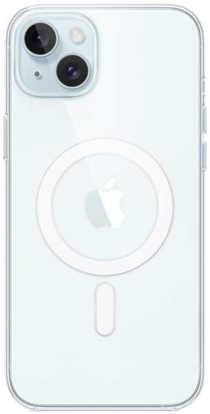 Чехол-крышка Apple Clear Case with MagSafe для Apple iPhone 15 Plus, силикон, прозрачный (MT213ZM/A) 92893781