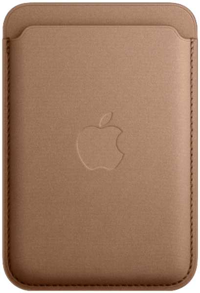 Чехол-бумажник Apple MagSafe для iPhone, микротвил, коричневый (MT243ZM/A) 92893783
