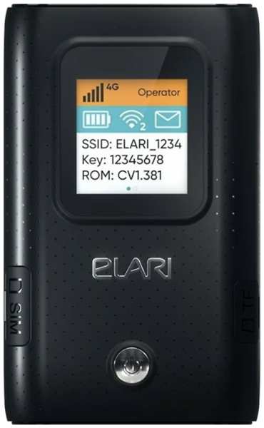 Роутер Wi-Fi Elari Smart 4G, черный 92894236