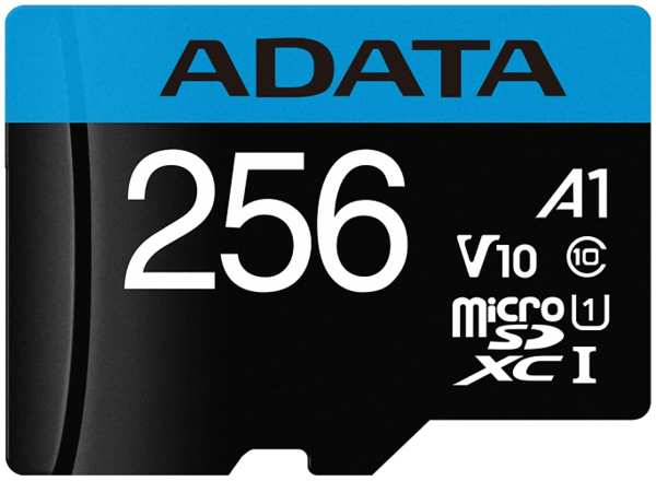 Карта памяти ADATA MicroSD XC 256 ГБ class 10 (AUSDX256GUICL10A1-RA1) 92897009