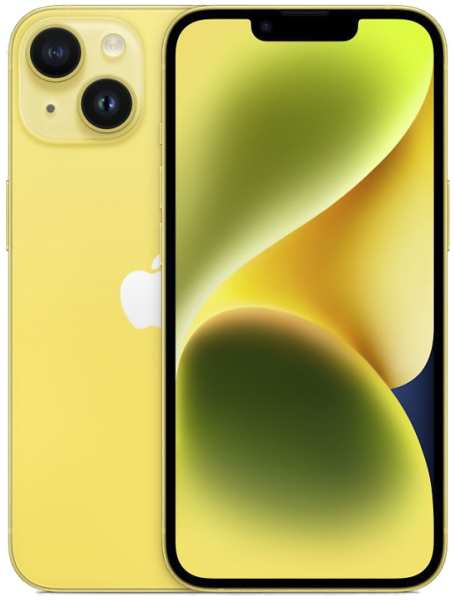 Смартфон Apple iPhone 14 256GB Желтый Dual Sim для других стран 92898730