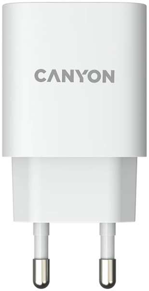 Зарядное устройство сетевое Canyon CNE-CHA20W02 USB-C, белый 92898885