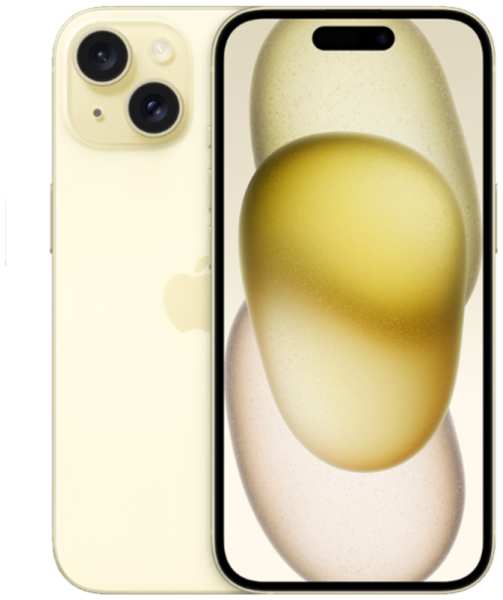 Смартфон Apple iPhone 15 128GB Yellow (Dual Sim) для других стран 92899366