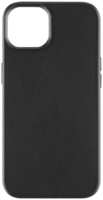 Чехол-крышка Everstone MagSafe для Apple iPhone 14, кожзам, черный