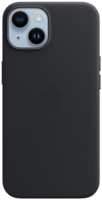 Чехол-крышка Apple MagSafe для iPhone 14, кожа, черный (MPP43)