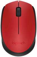 Мышь Logitech M110, красно-черная