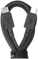 Кабель VLP USB-C / C 100W нейлоновый 2м черный