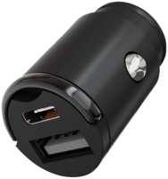 Зарядное устройство автомобильное VLP 1121001 USB-А/C PD 38W черное