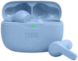 Bluetooth-гарнитура JBL Wave Beam, голубая