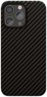 Чехол-крышка VLP Kevlar Case with MagSafe для iPhone 15 Pro (1058003), черный