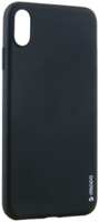 Чехол-крышка Deppa Gel Color Case для iPhone XS, полиуретан, черный
