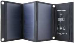 Зарядное устройство на солнечных батареях Bron Solar 4.2А BRN-SP-021 черное