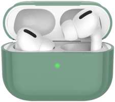 Чехол Deppa для футляра наушников Apple AirPods Pro, силикон, зеленый