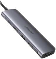 Переходник Ugreen USB-A-C/HDMI 5в1, серый