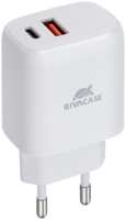 Зарядное устройство сетевое RIVACASE PS4192 W00 20W USB A / C, белое