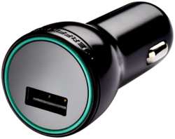 Зарядное устройство автомобильное Gerffins Pro 2,4A USB-A (Черное)