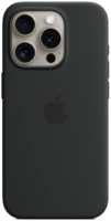 Чехол-крышка Apple Silicone Case with MagSafe для Apple iPhone 15 Pro, силикон, черный (MT1A3ZM / A)