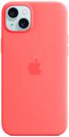 Чехол-крышка Apple Silicone Case with MagSafe для Apple iPhone 15 Plus, силикон, гуава (MT163ZM/A)