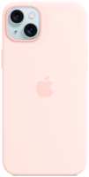 Чехол-крышка Apple Silicone Case with MagSafe для Apple iPhone 15 Plus, силикон, розовый (MT143ZM / A)