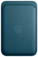 Чехол-бумажник Apple MagSafe для iPhone, микротвил, синий (MT263ZM / A)