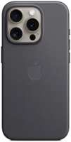 Чехол-крышка Apple FineWoven Case with MagSafe для Apple iPhone 15 Pro, ткань, черный (MT4H3)
