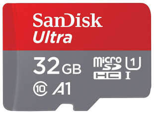 Карта памяти MicroSD SanDisk Ultra 32GB UHS Class 1 SDSQUA4-032G-GN6MN