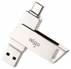 USB-Flash-накопитель Xiaomi Aigo Patriot Dual Interface Metal U Disk Type-C-USB 256GB (U350) 962596013