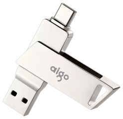 USB-Flash-накопитель Xiaomi Aigo Patriot Dual Interface Metal U Disk Type-C-USB 64GB (U350)