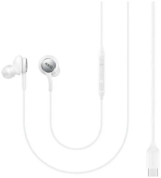 Наушники Samsung Type-C Earphones Sound By AKG EO-IC100 (белые)