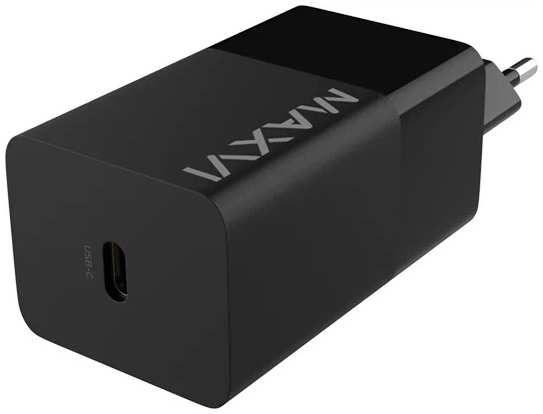 Сетевое зарядное устройство Maxvi A481GN USB-C черный 9641407023