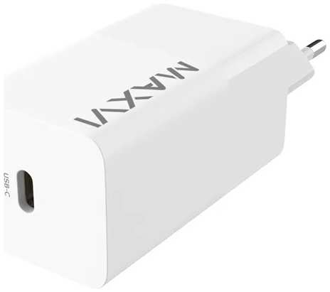 Сетевое зарядное устройство Maxvi A481GN USB-C белый 9641407029