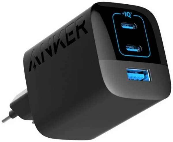 Сетевое зарядное устройство Anker 336 67W 2 Type-C + USB черное 9641408303