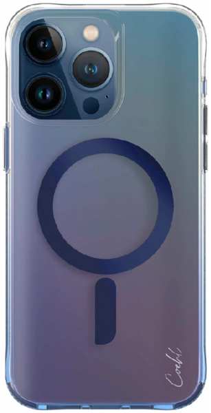 Apple Пластиковая накладка Uniq Coehl Dazze для iPhone 15 Pro лазурно-голубой 9641410969
