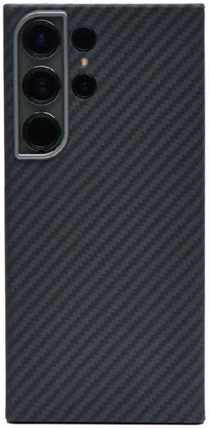 Кевларовая накладка Keephone Keivlar MagSafe для Samsung Galaxy S23 Ultra черная 9641412656