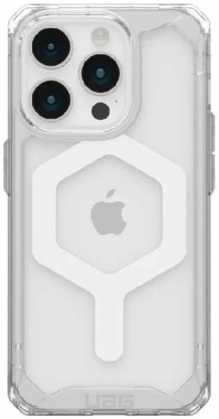 Apple Противоударная пластиковая накладка UAG Plyo MagSafe белый для iPhone 15 Pro прозрачная 9641414099