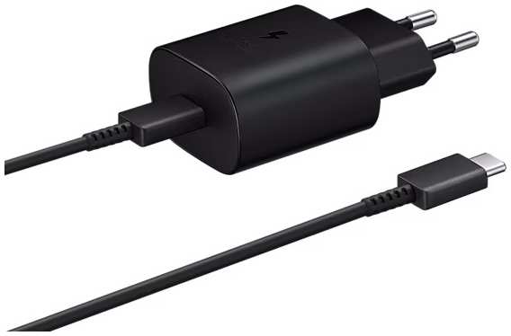 Сетевое зарядное устройство Samsung 25W + кабель Type-C/Type-C (EP-TA800XBEGWW) черный 9641414210